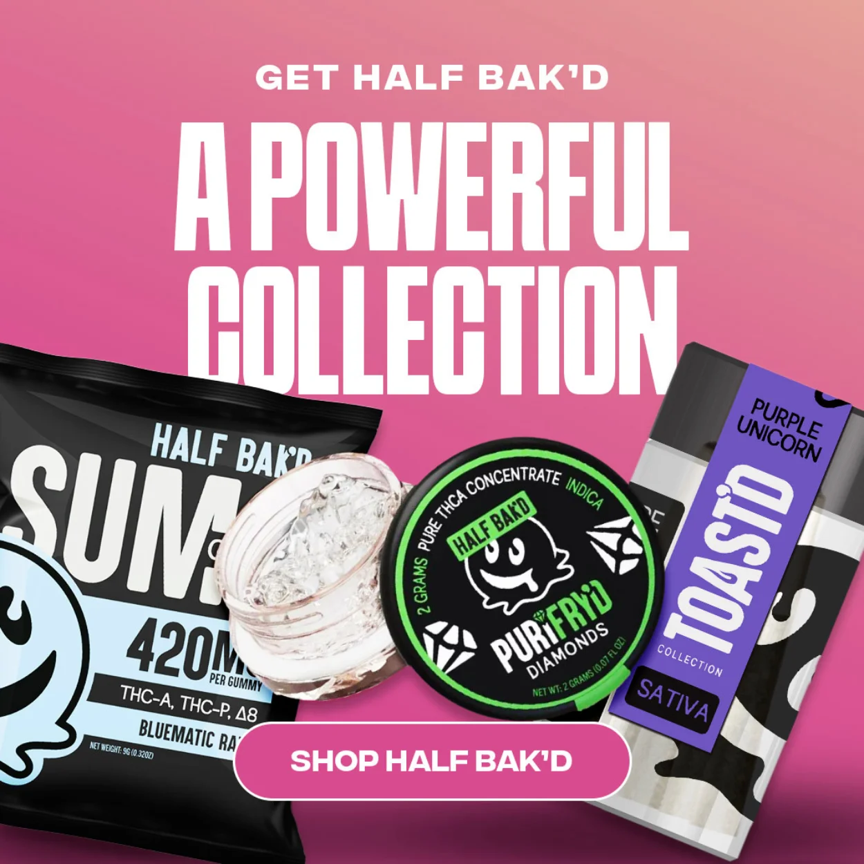 Get Baked with Our Half Bak'd Collection