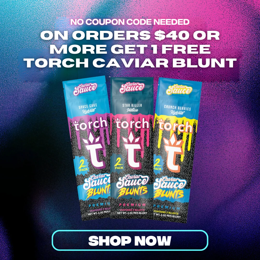 Get a FREE Torch Caviar Blunt On All Orders $40 or More - No Coupon Needed