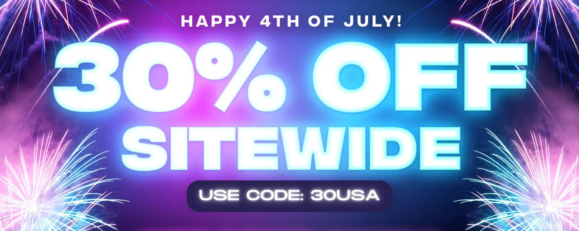 4th Of July Sale Banner