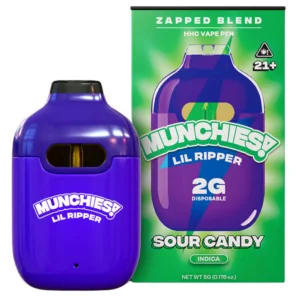 Delta Munchies Lil Ripper Zapped HHC Disposable Sour Candy